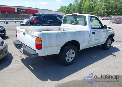 2001 Toyota Tacoma из США, поврежденный, VIN 5TENL42N01Z846692